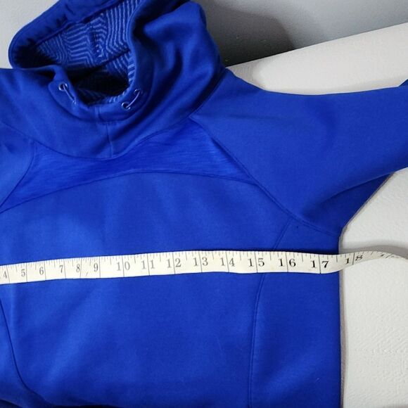 UNDER ARMOUR Hoodie Sweatshirt XStorm  & Loose T-shirt Blue Red Cold Gear  XS - Picture 3 of 6